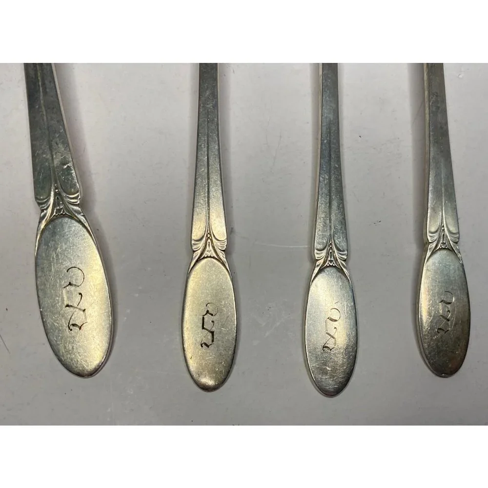 Vtg 1847 Rogers Bros Silverplate IS Replacement 8pc Set Restore Repurpose S Mono